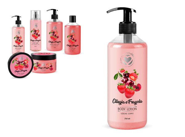 Body lotion 250ml cherry & strawberry