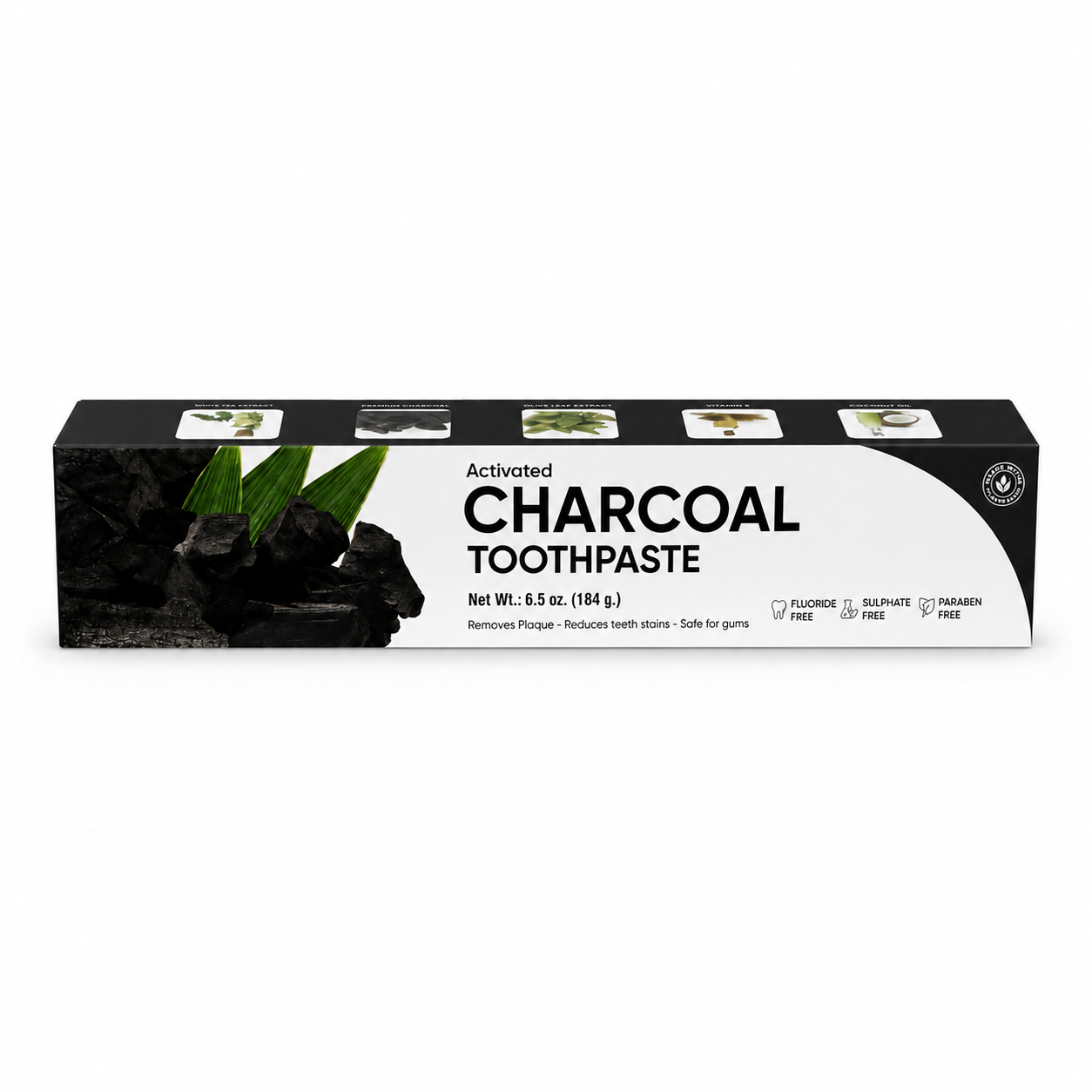 Activated Charcoal Tandkräm