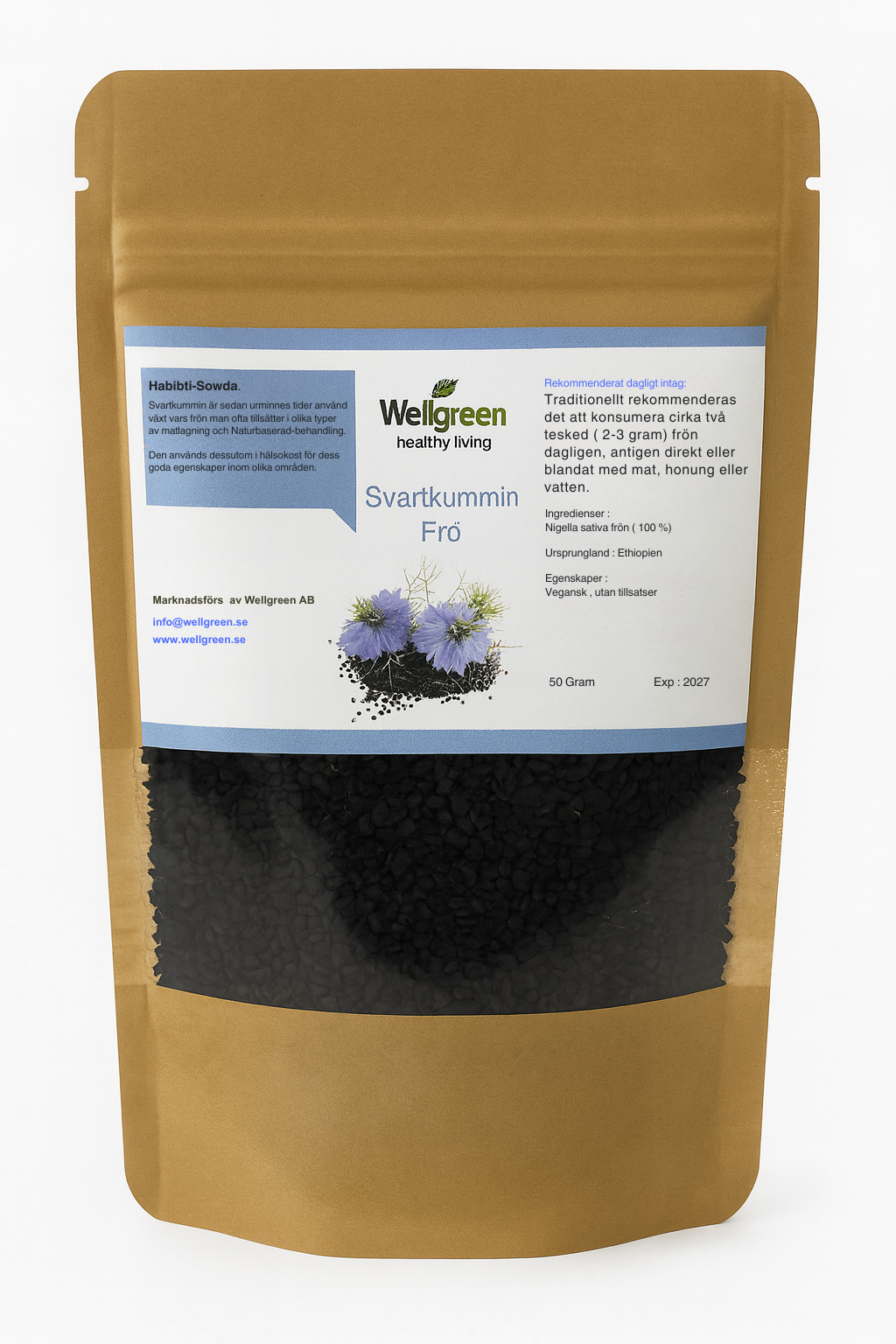 Svartkummin Frö (Nigella Sativa)